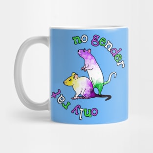 No Gender, Only Rat Mug